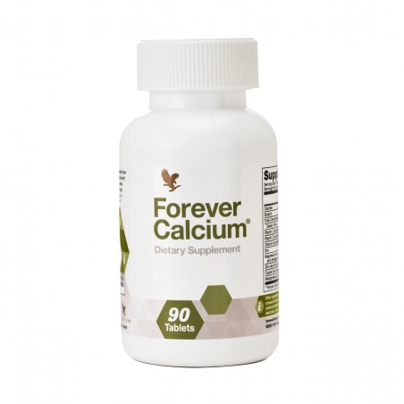 Boîte de Forever Calcium de Forever Living Products avec emballage distinctif.