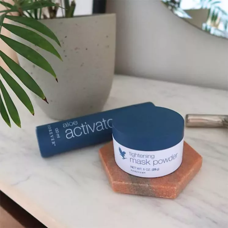 Forever Masque Poudre Effet Lifting avec Activateur Aloès - routine beauté naturelle