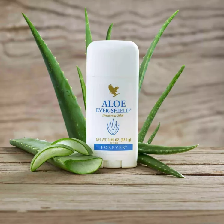 Déodorant Aloe Ever-Shield Forever avec aloe vera en présentation naturelle