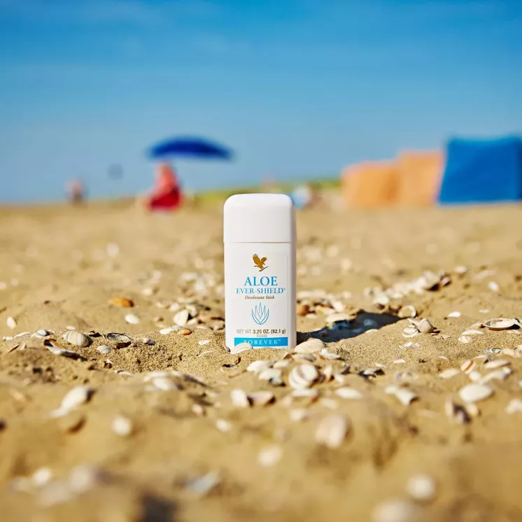 Déodorant Aloe Ever-Shield Forever adapté à un usage quotidien en extérieur