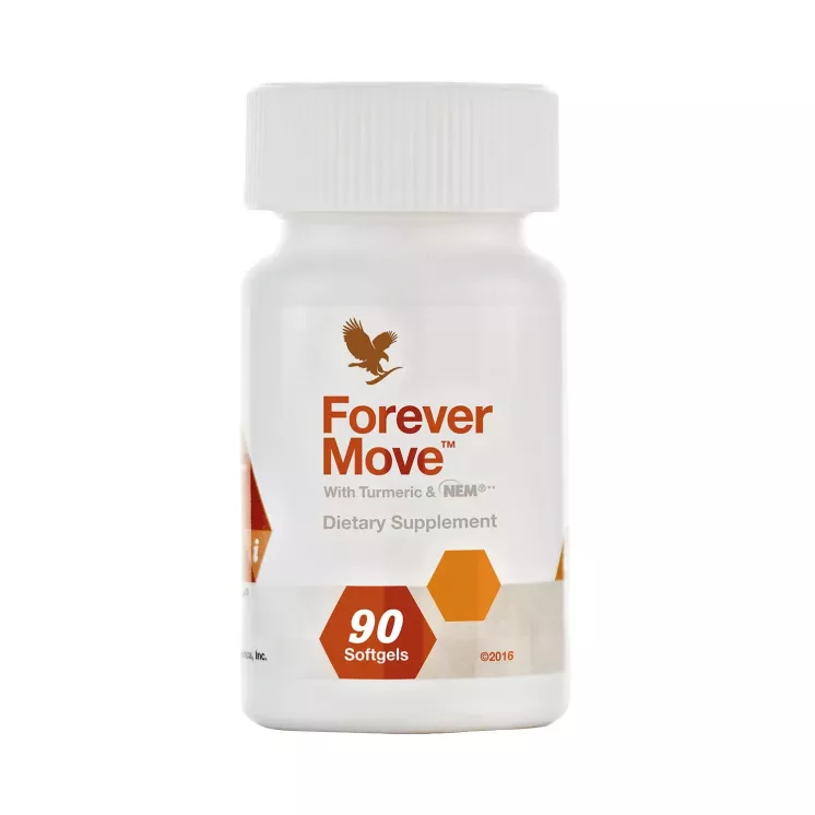 Forever Move® complément alimentaire pour la mobilité articulaire - flacon 90 capsules NEM® et BioCurc®