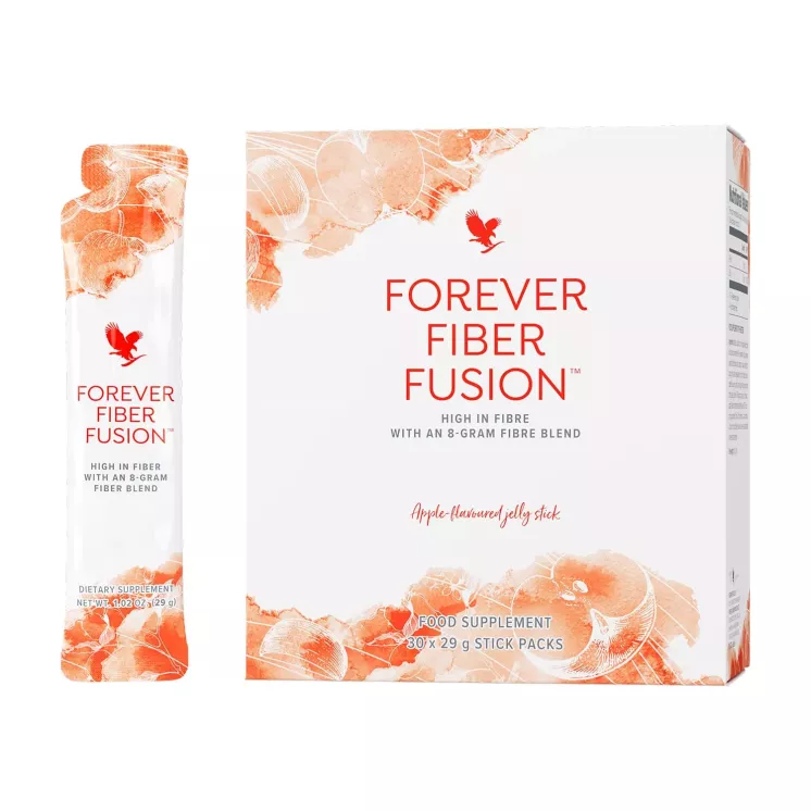 Boîte de 30 sticks Forever Fiber Fusion et stick individuel goût pomme