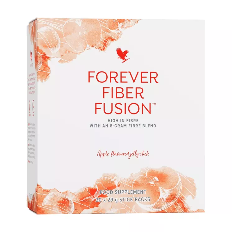 Boîte Forever Fiber Fusion contenant 30 sticks de gelée aux fibres